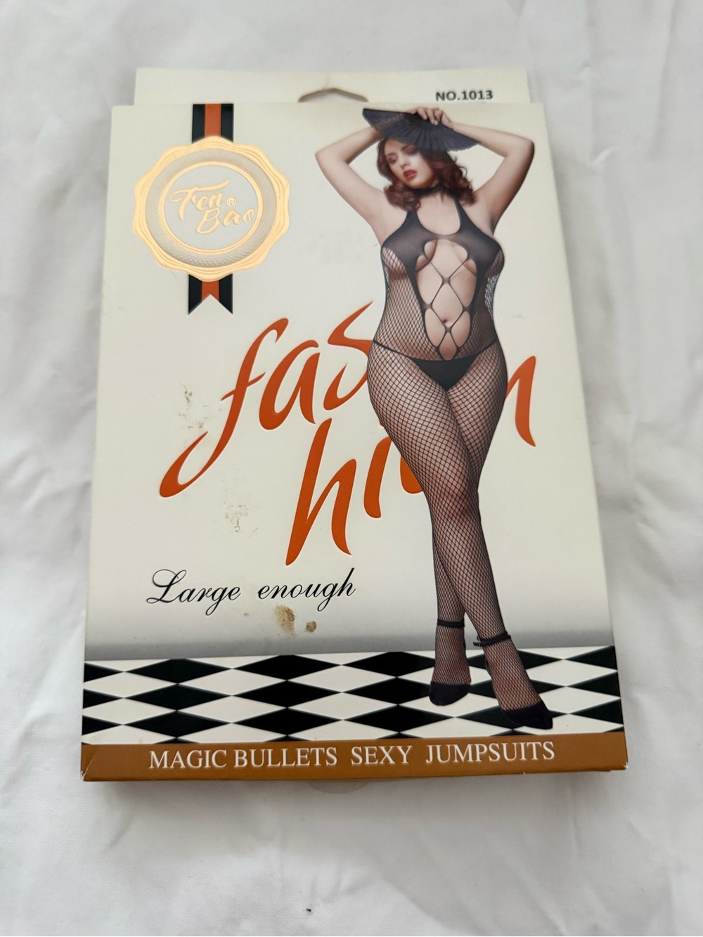 NWT Black Fishnet Sexy Jumpsuit Bodystocking